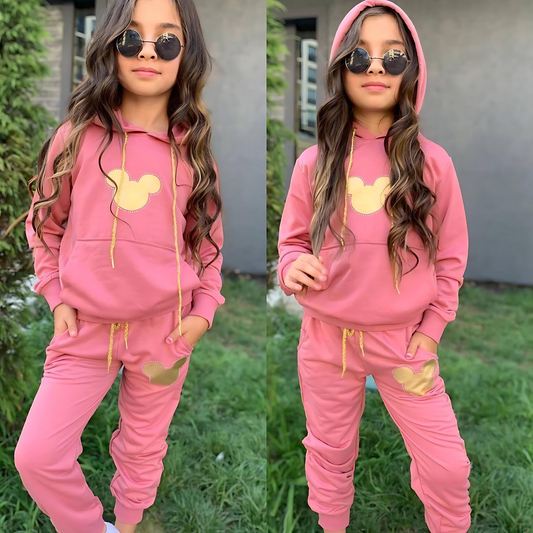 Comfortable Joggers Set for Girls-0