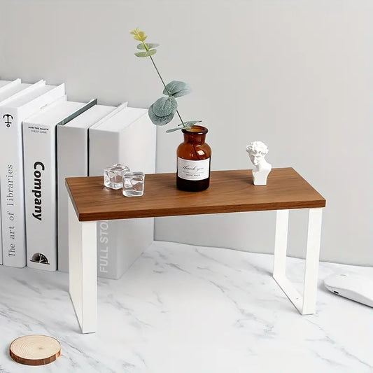 Achieve a tidy ironing setup with this versatile Desktop Iron Storage Rack-1
